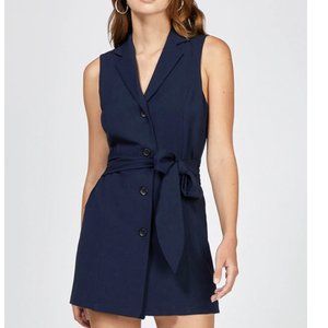 Greylin Navy Romper